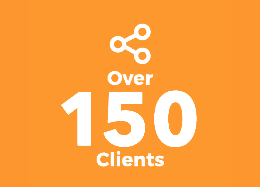 Over 150 Clients