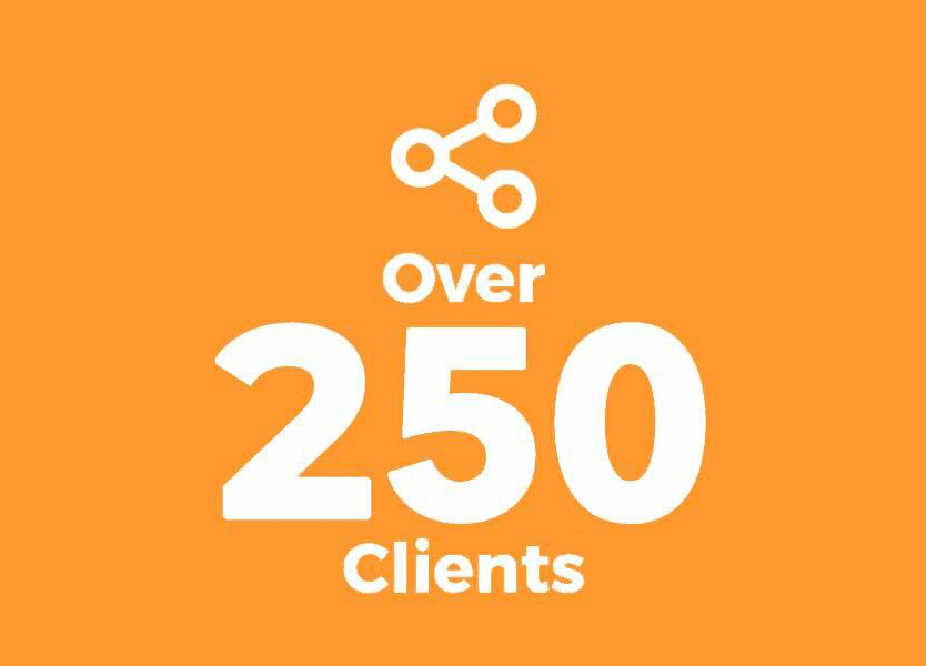 Over 150 Clients