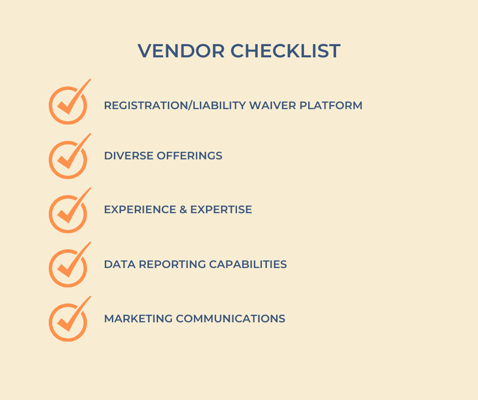 Health Fair Vendor Checklist